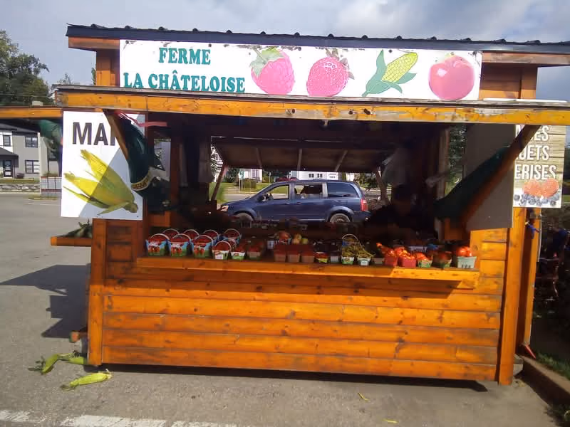 Kiosque de fruits et légumes | Ferme La Châteloise