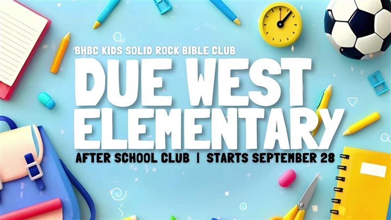 Solid Rock After School Kid's Club at Due West Elementary