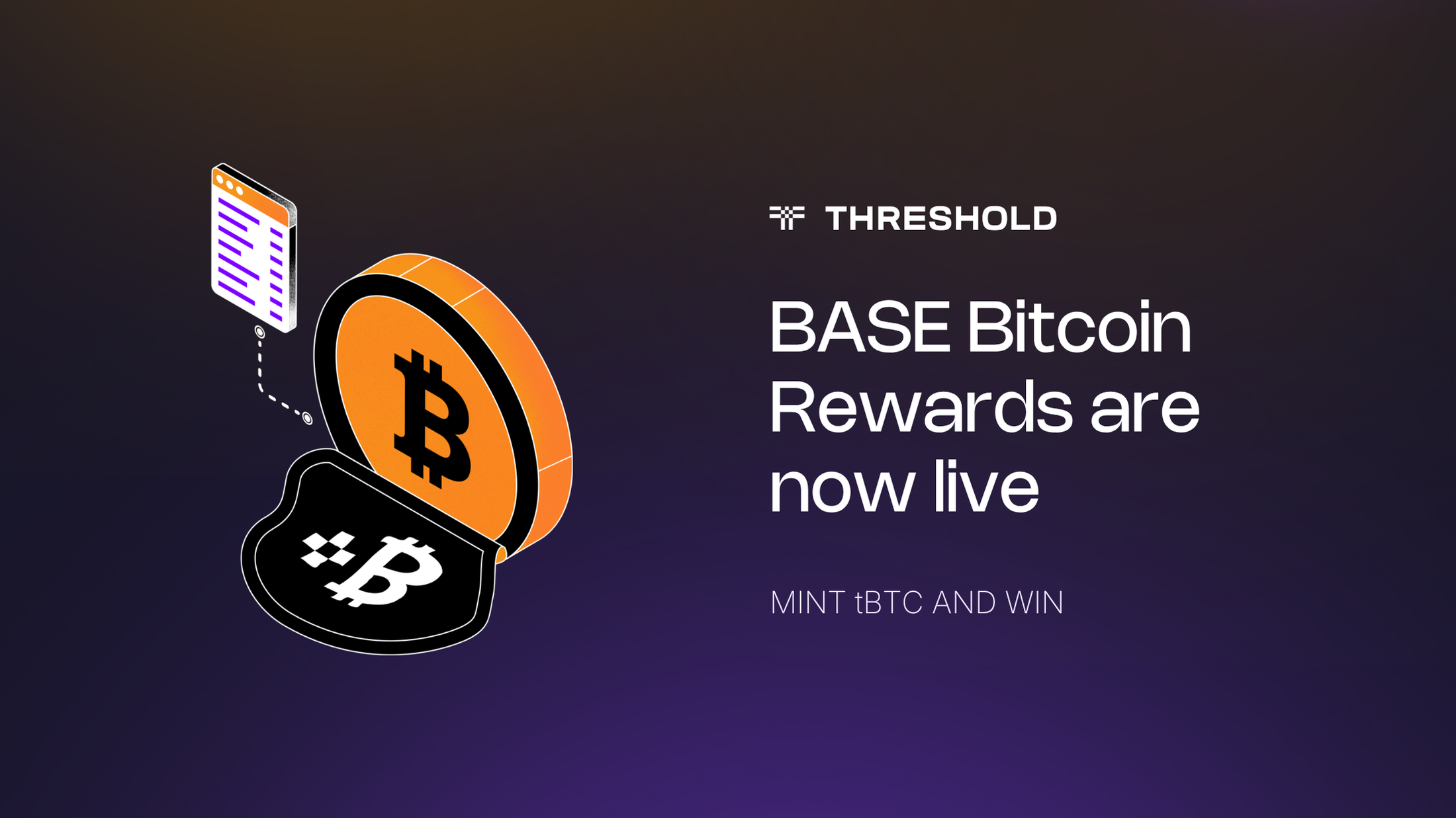 Base Bitcoin tBTC Reward Now Live