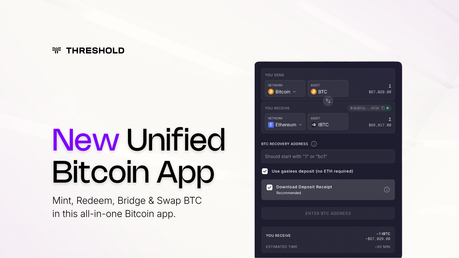 Introducing the Unified Bitcoin Router: A Simplified Way to Move BTC | Threshold Network tBTC