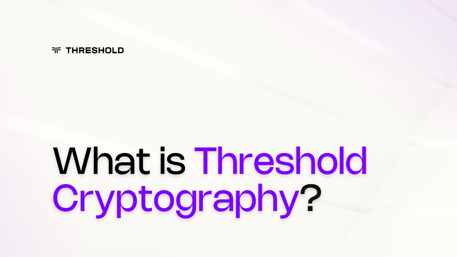 Threshold cryptography distributing a private key across a cluster of independent nodes
