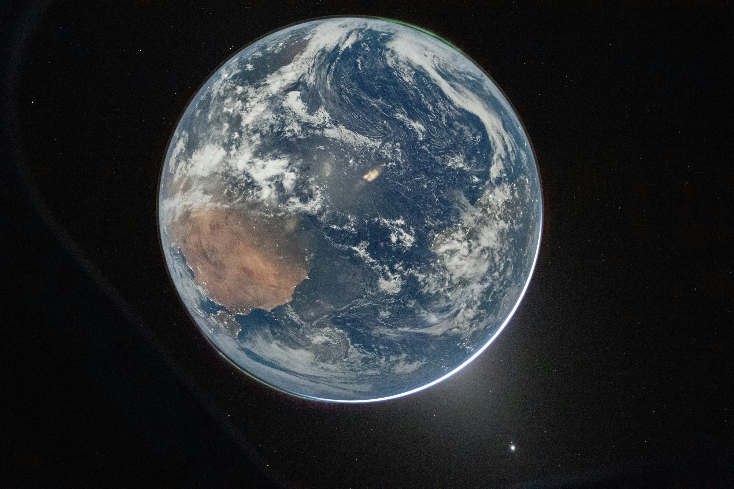 View of planet Earth from space representing global reach