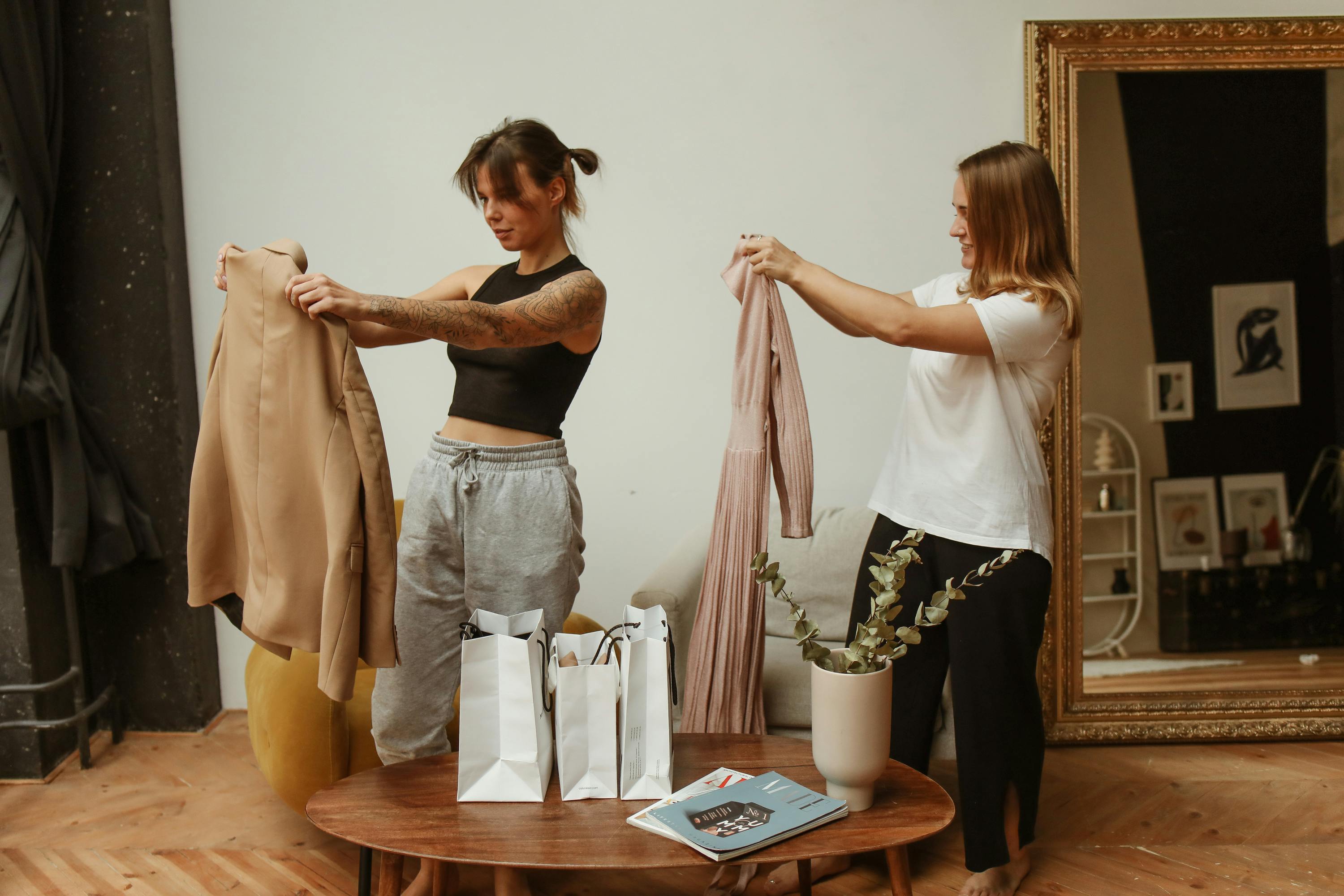 friends hopping stock image