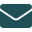 A blue and green envelope with a white stripe.