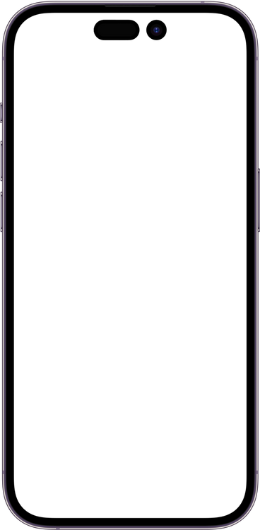 Apple iPhone 14 empty layout