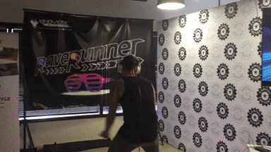 RaveRunner banner design for SXSW booth