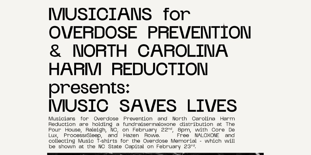 Music Saves Lives w/ Cor De Lux, Process/Sleep, Hazen Rowe