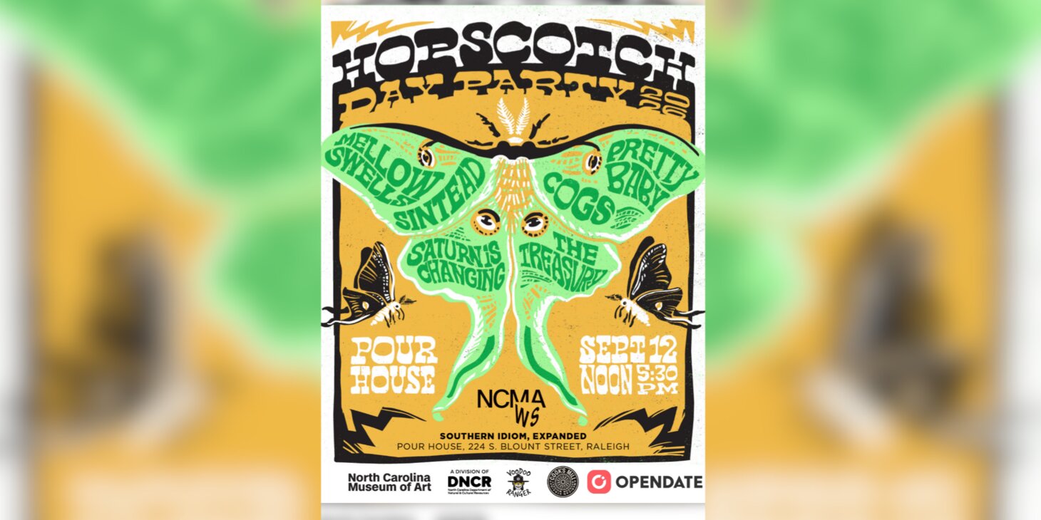 (DAY) NCMA-WS Presents: Souther Idiom, Expanded: A FREE Hopscotch Day Party w/ The Treasury, COGS, Mellow Swells & more
