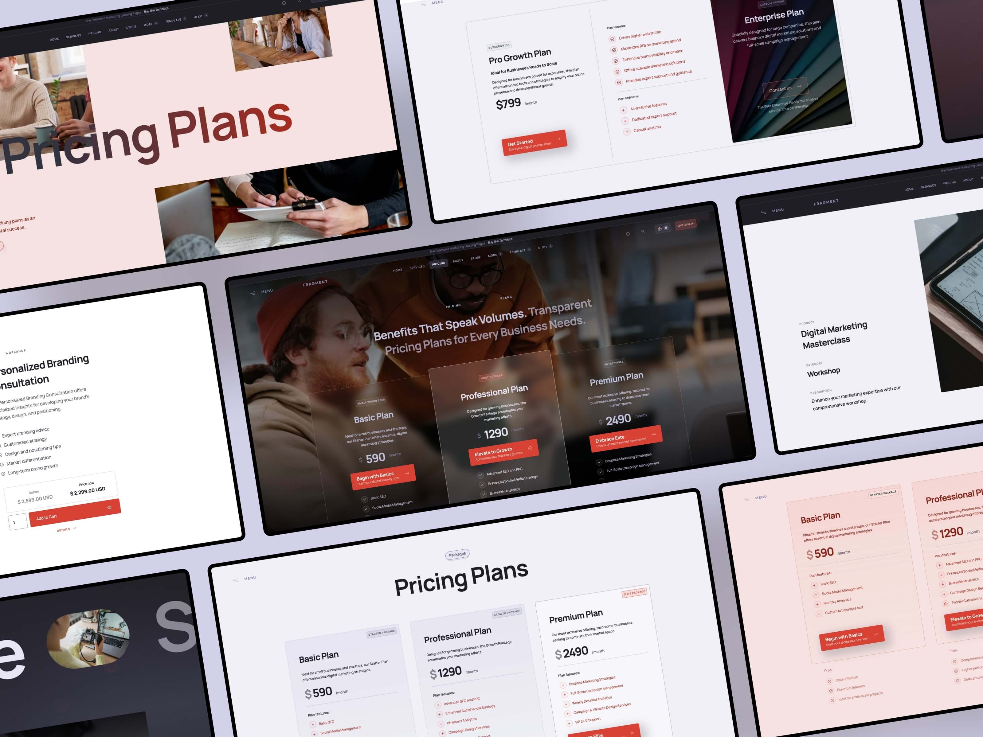 Fragment: The Webflow CMS Template for Marketing Landing Pages