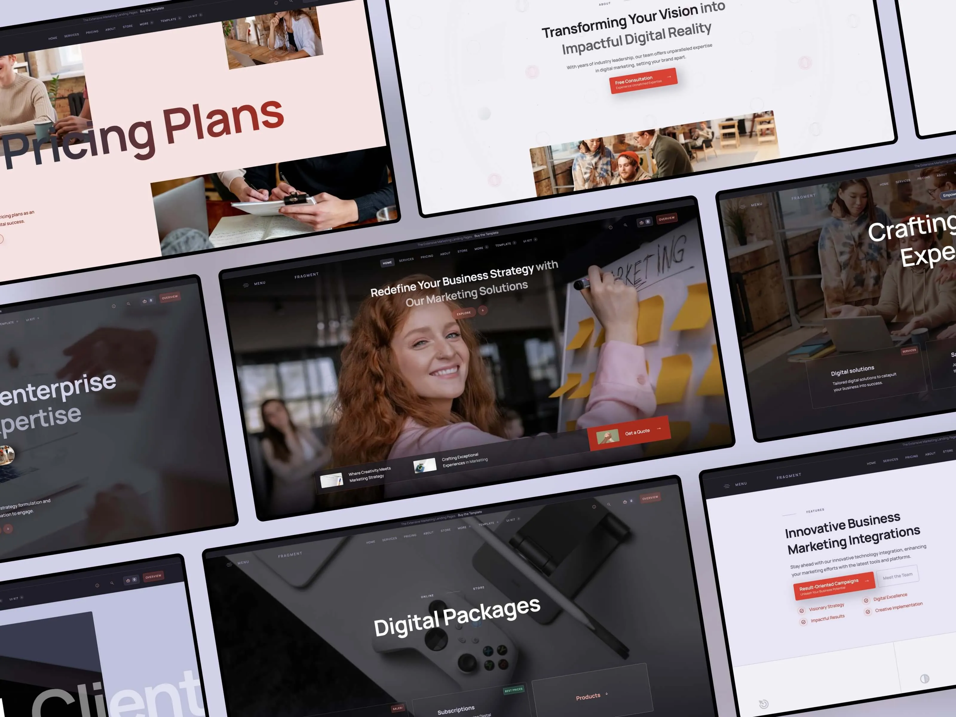 Fragment: The Webflow CMS Template for Marketing Landing Pages