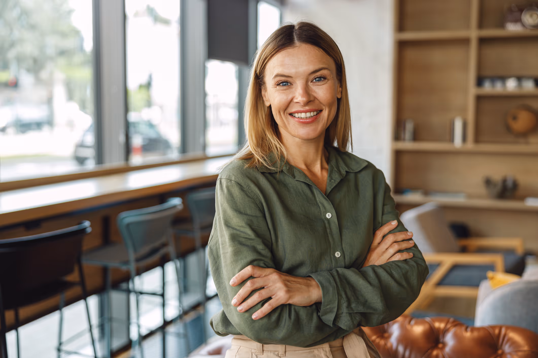 Confident woman smiling after successful Medical weight loss treatment.
