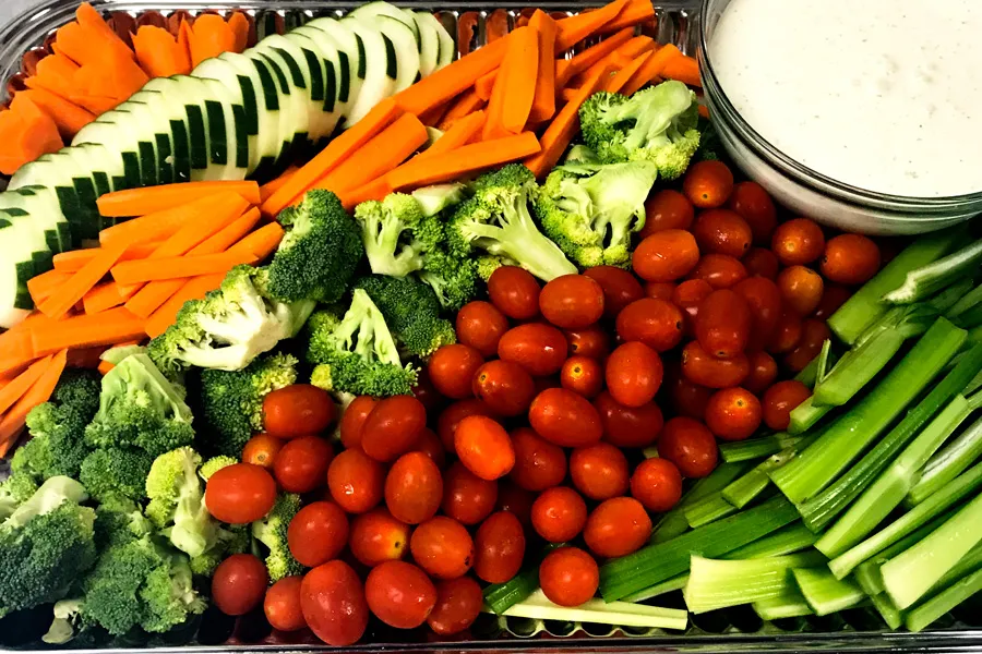 Large vegetable platter