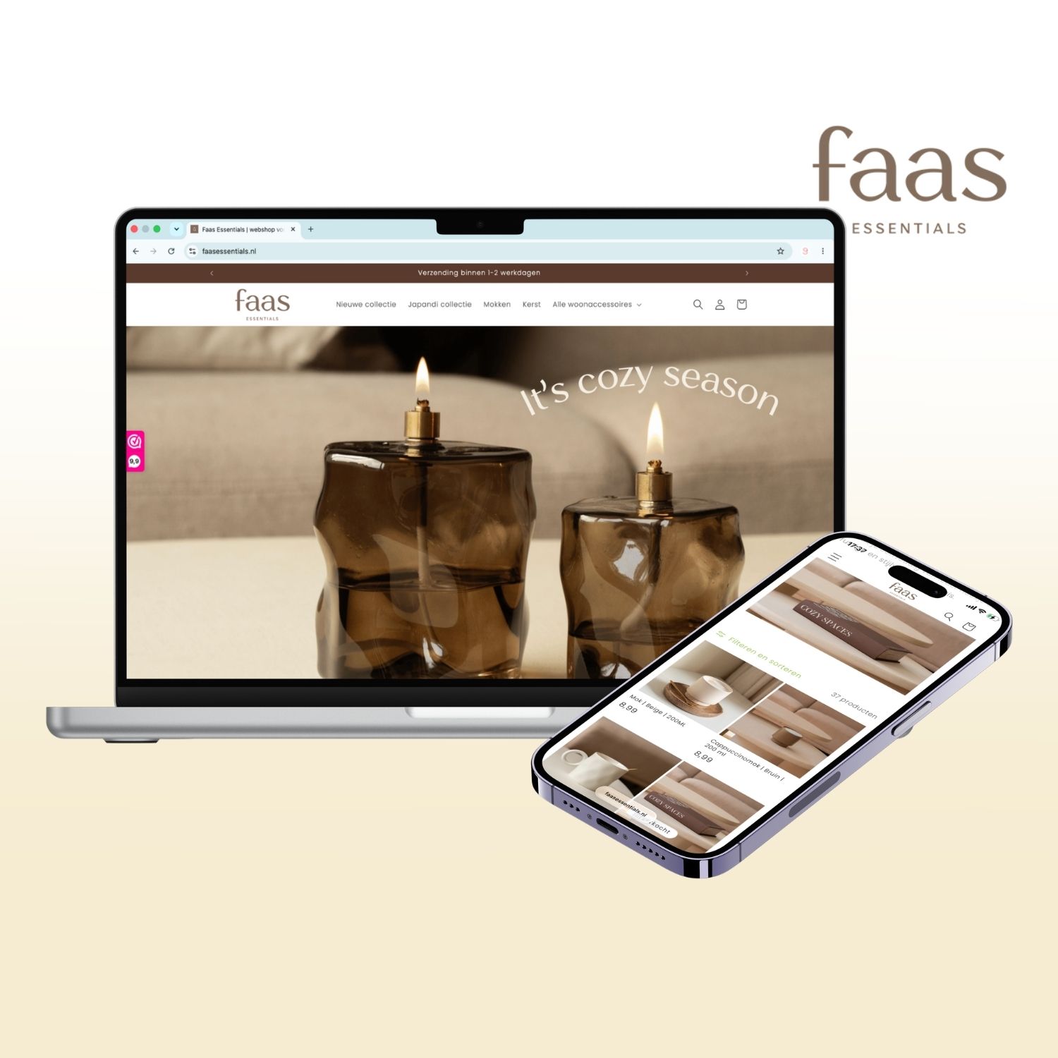 Klantcase Faas Essentials - Google Ads, SEO, optimalisatie en marketingadvies