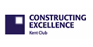 Constructing Excellence Kent Club logo with a dark blue square and text.