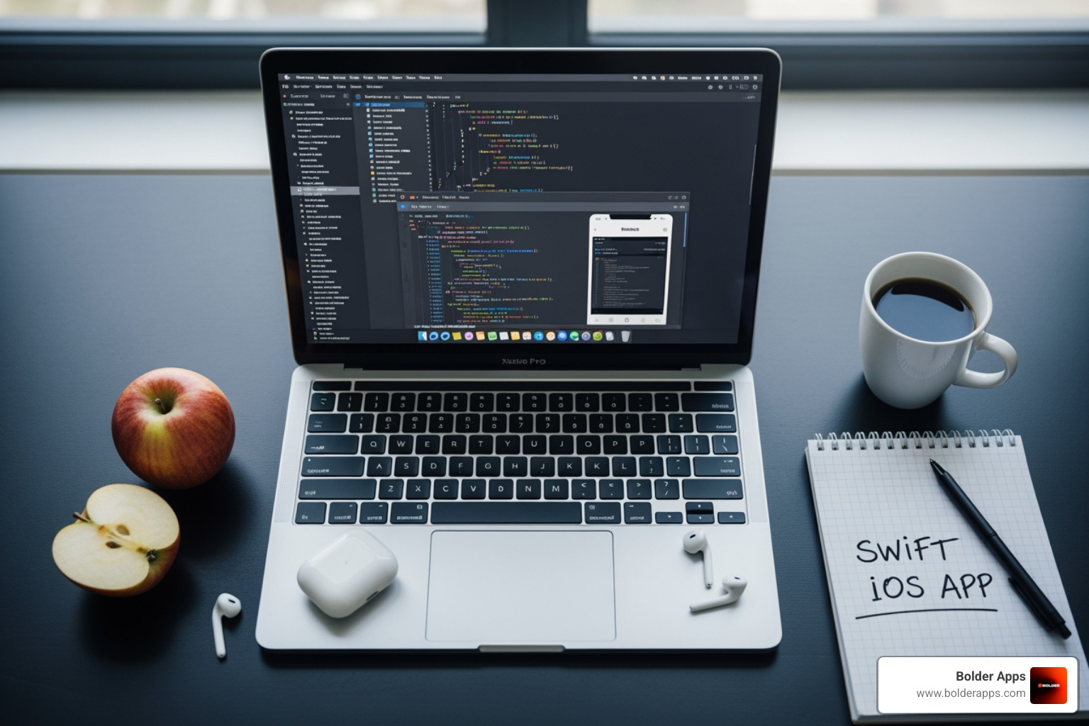 Xcode IDE interface showing a Swift project - Swift Programming For iOS App Development