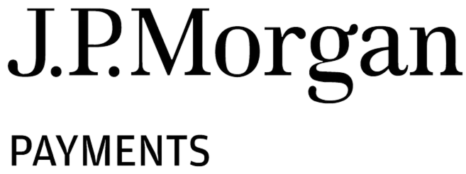 J.P. Morgan Payments logo in black text with J.P. Morgan on top and PAYMENTS below.