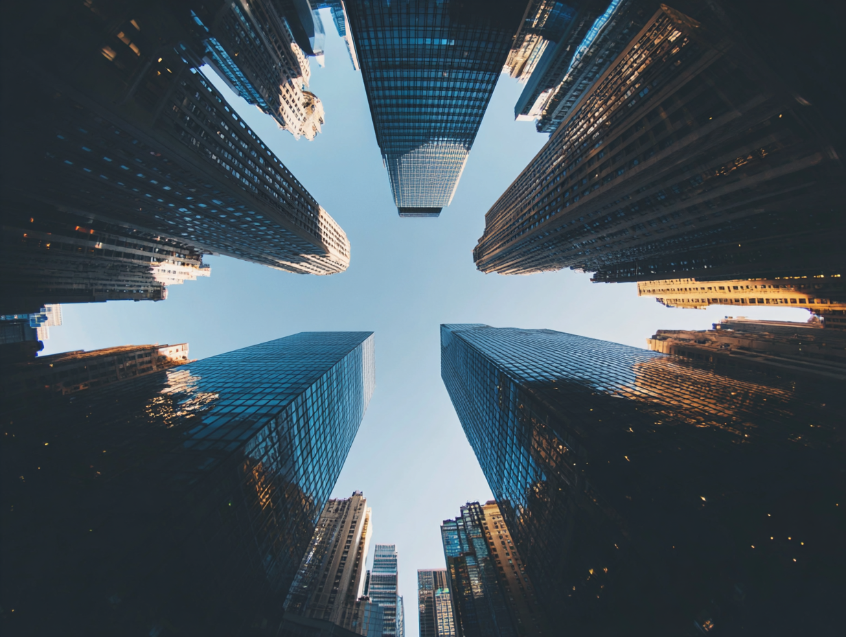 image of data visualization display (for a ai fintech company)