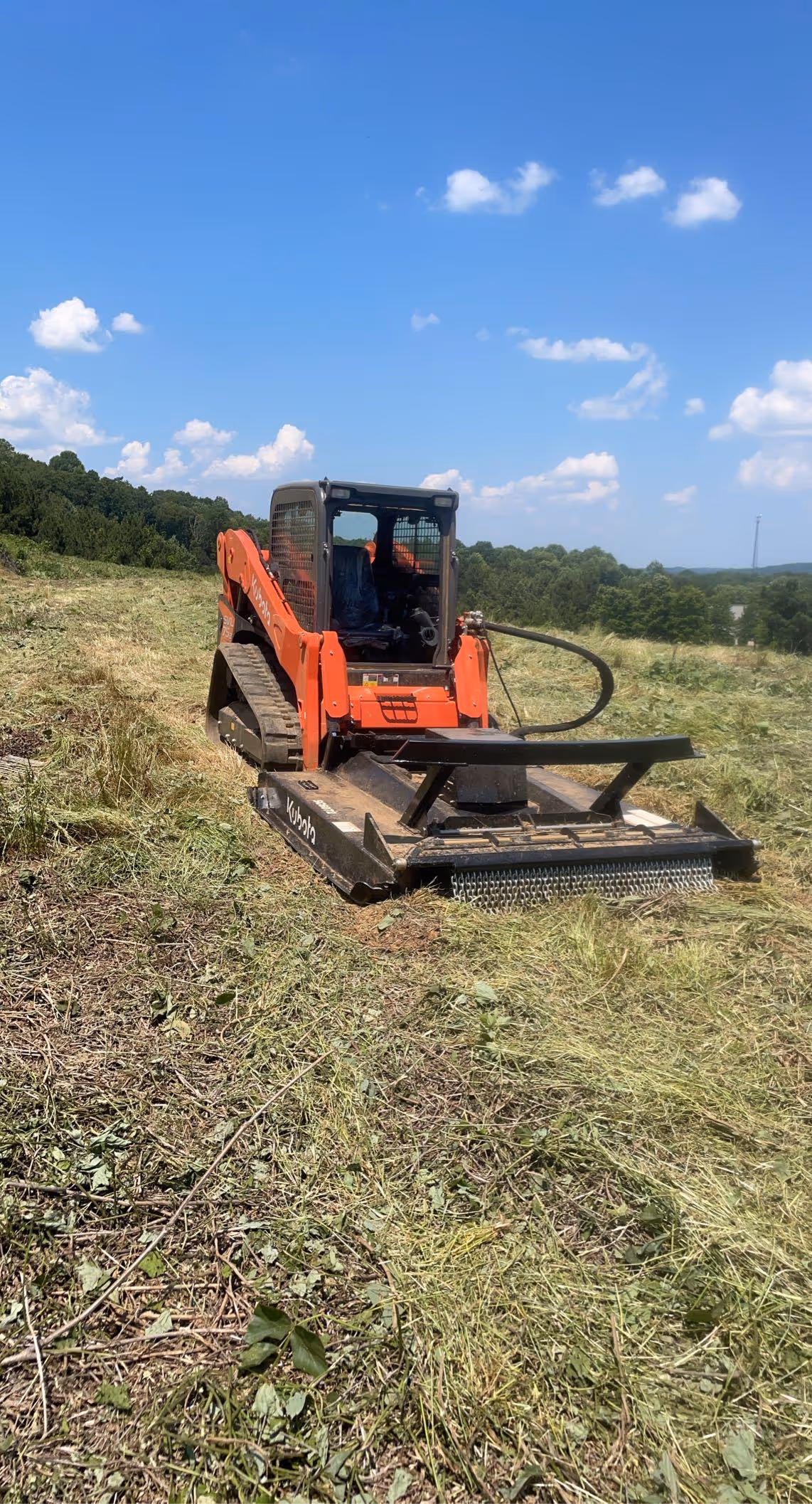 North Georgia forestry mulching with Bobcat