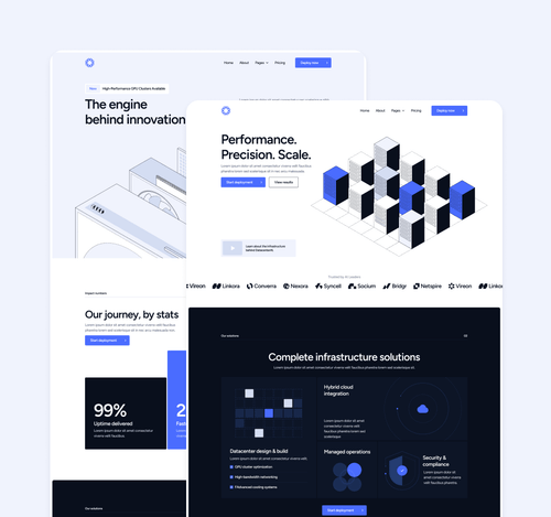 DatacenterAI - Pages Included - Datacenter Webflow Template