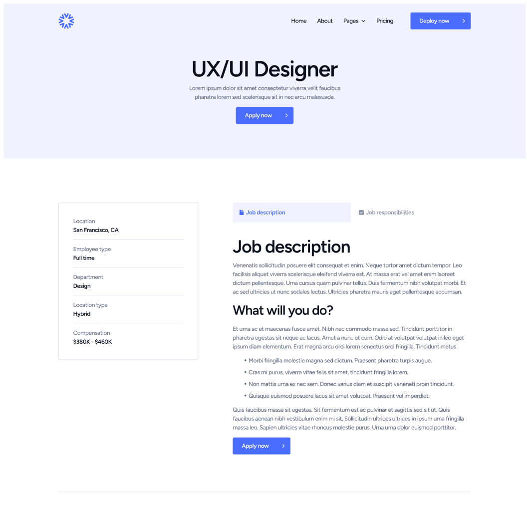 DatacenterAI - Career Single Page - Datacenter Webflow Template