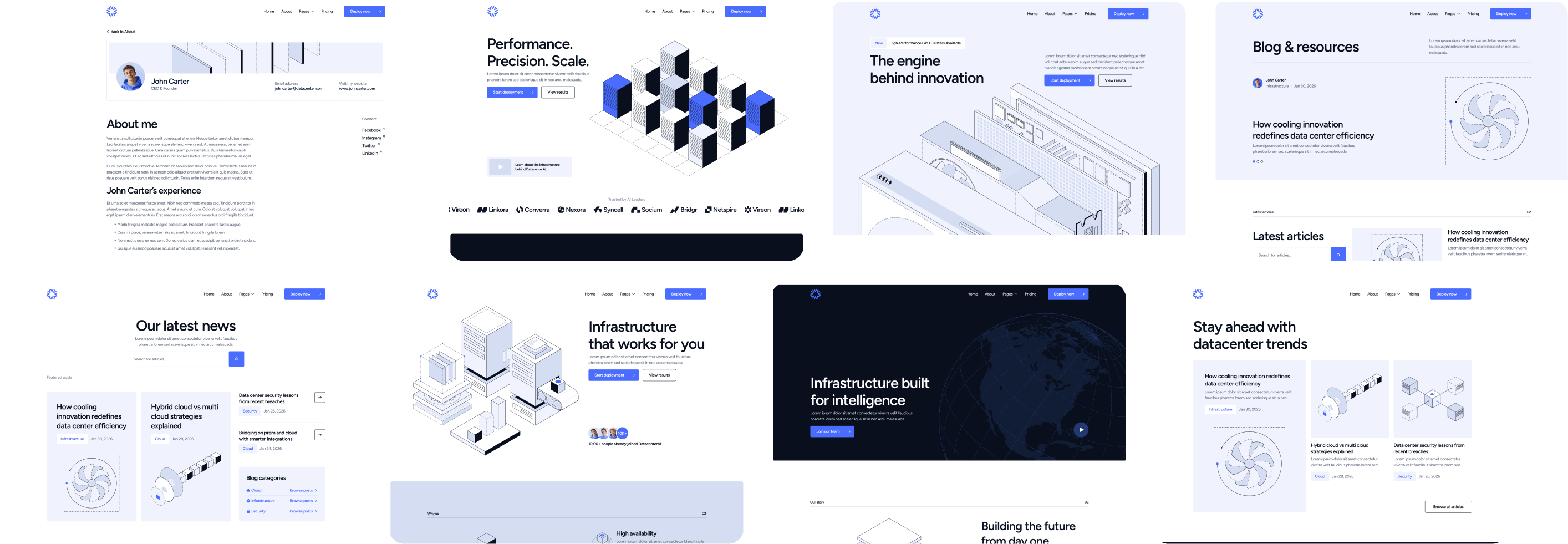DatacenterAI - Template Pages - Datacenter Webflow Template
