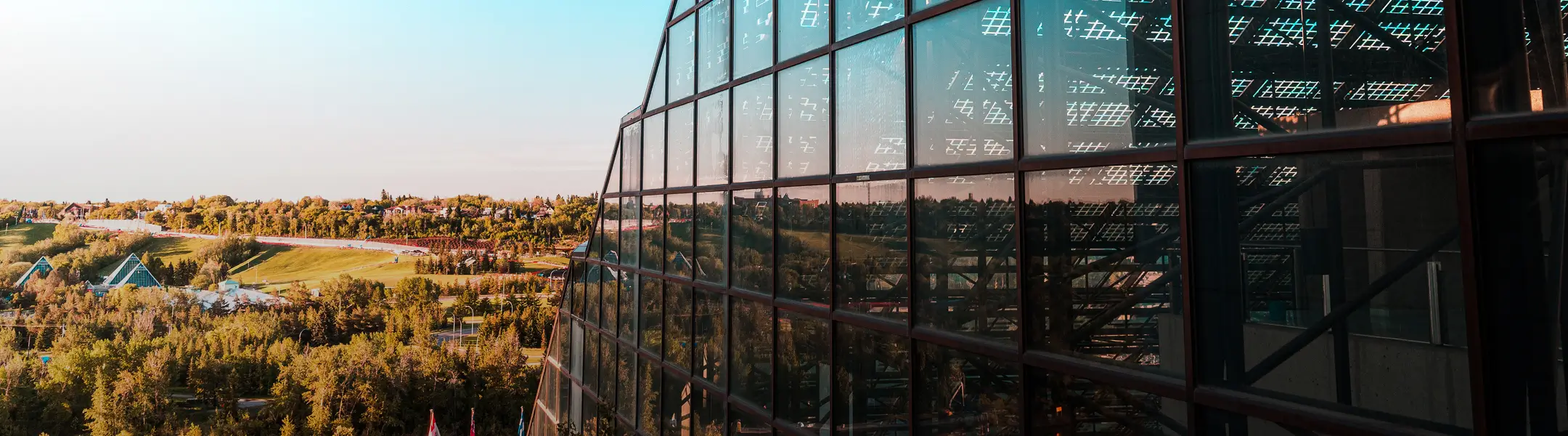 view of Edmonton from downtown to mutart