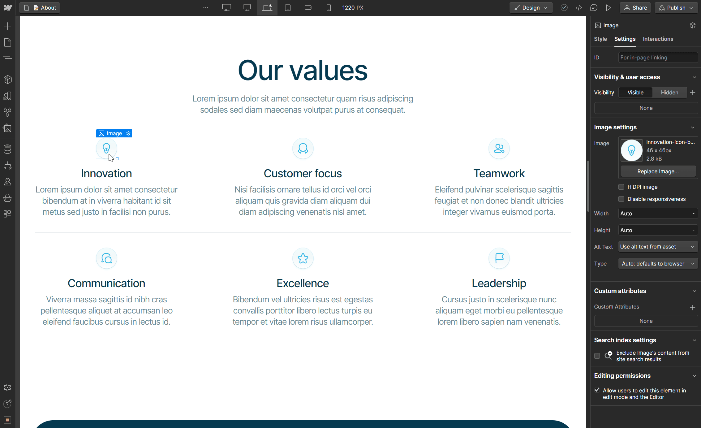 Biotech X Webflow Template And Ui Kit - Icons And Graphics