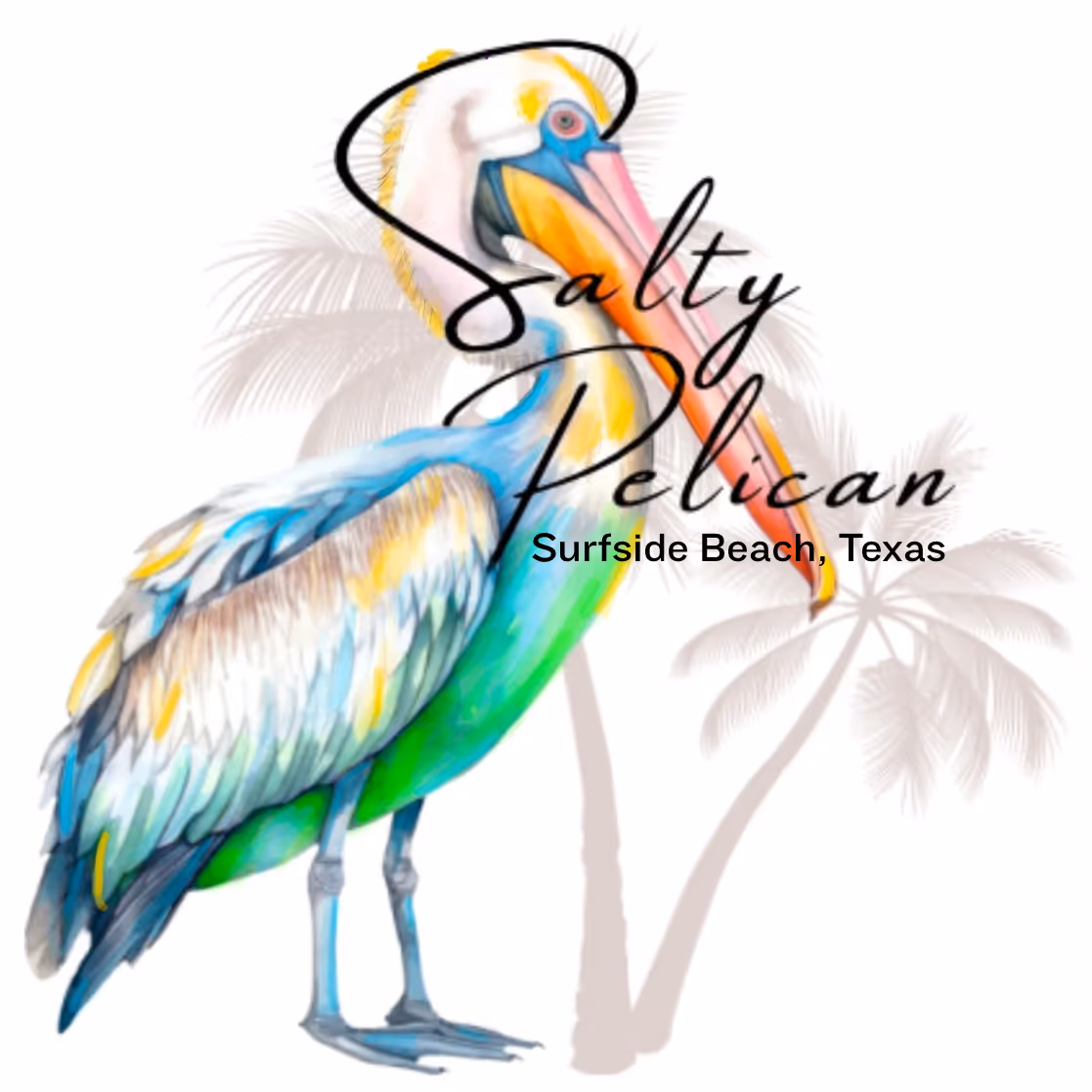 Salty Pelican logo