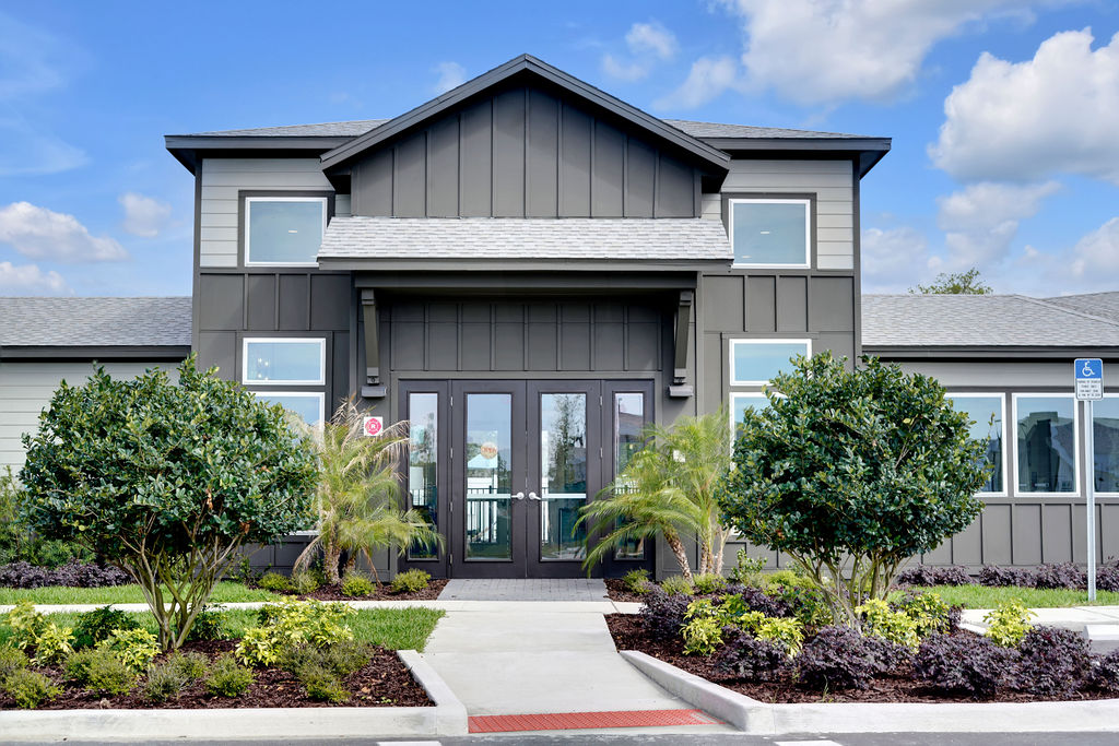 Clubhouse front entrance