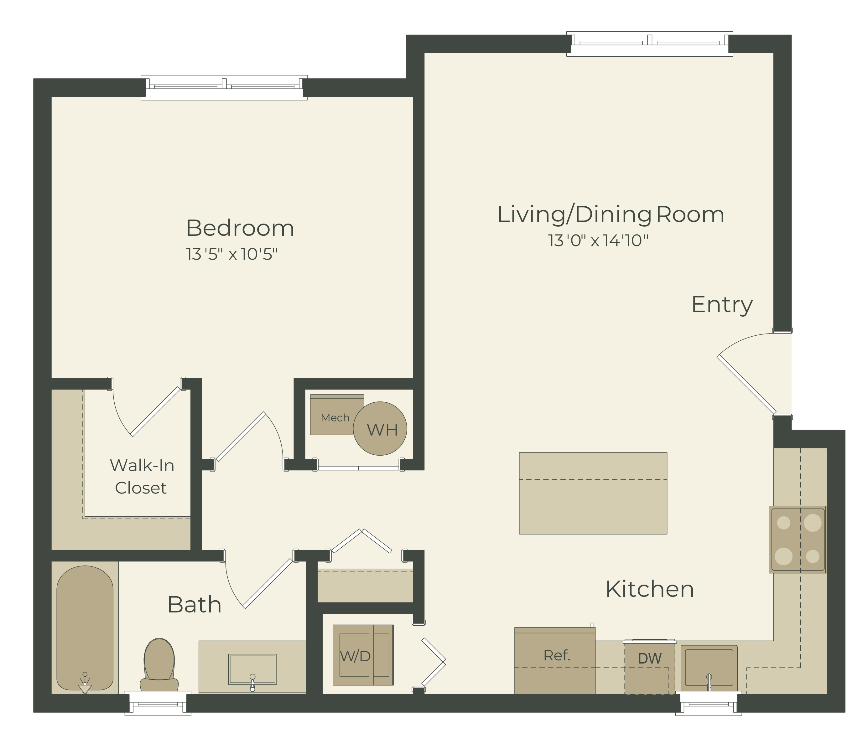 A1 floor plan layout