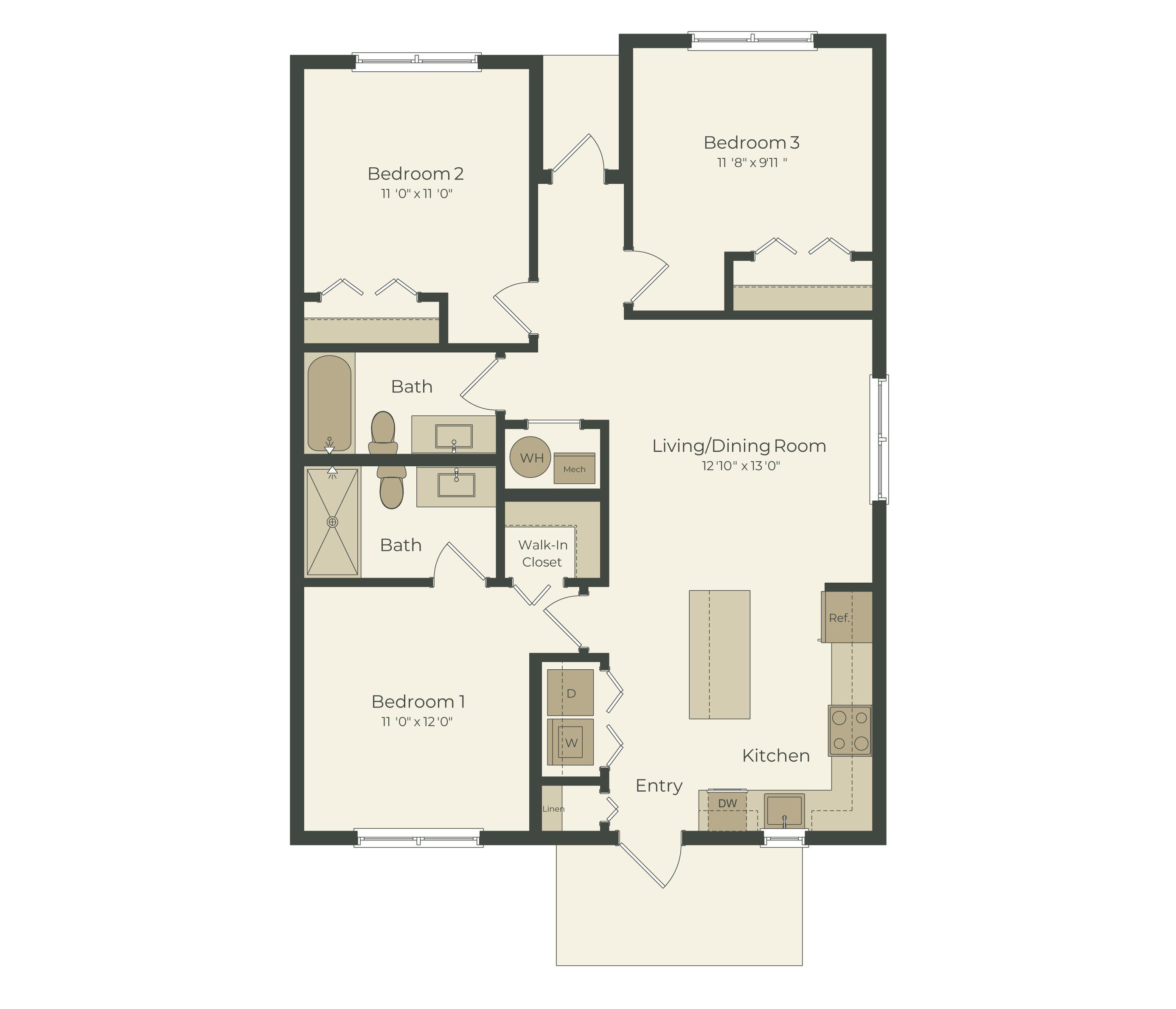 C1 floor plan layout