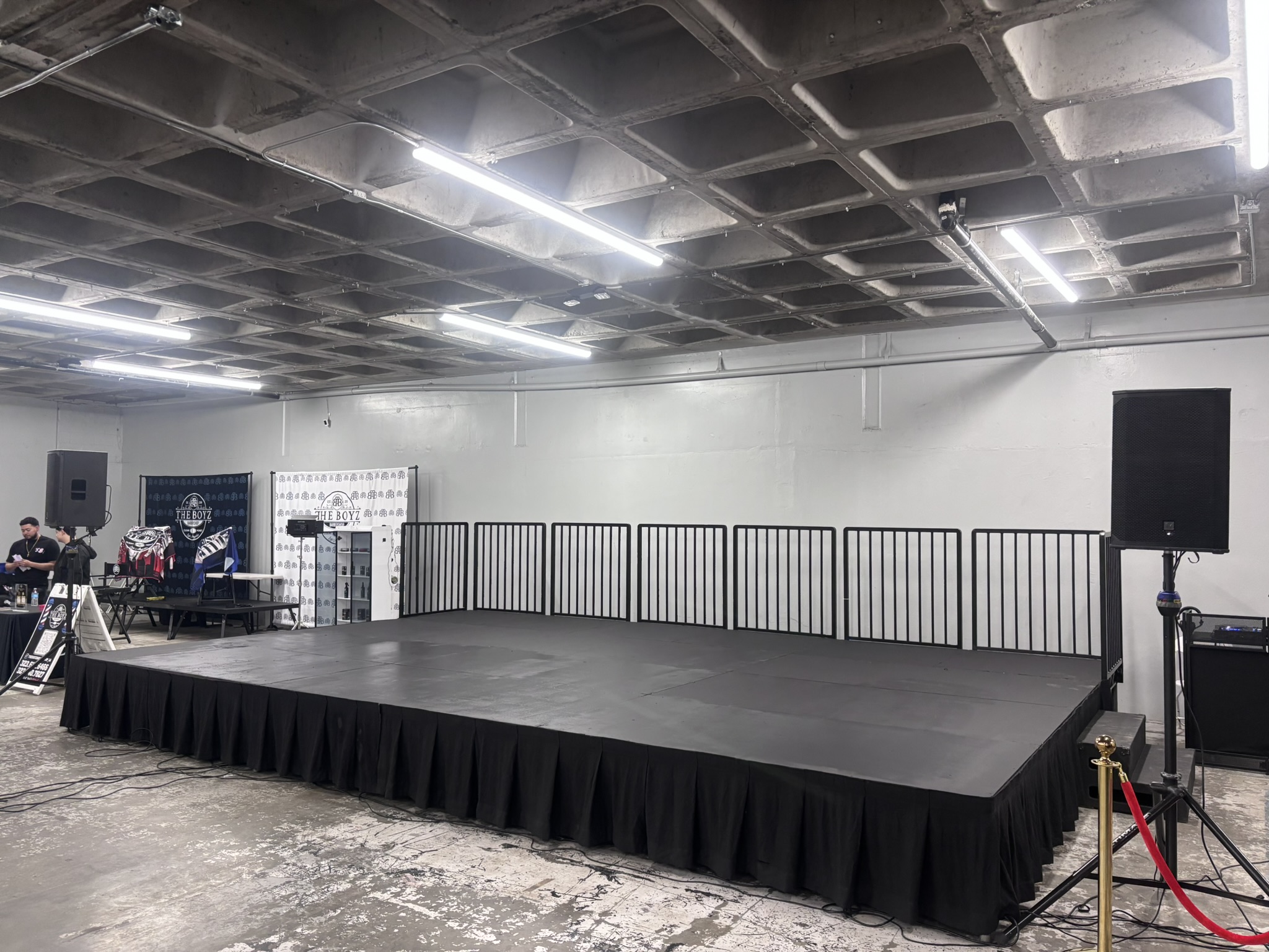 24' x 16' x 24'' Steeldeck stage in Los Angeles, California