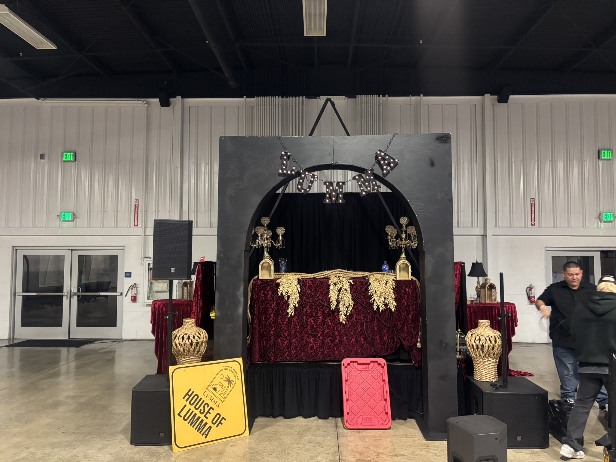 12' x 12' x 24'' SteelDeck Stage in Costa Mesa