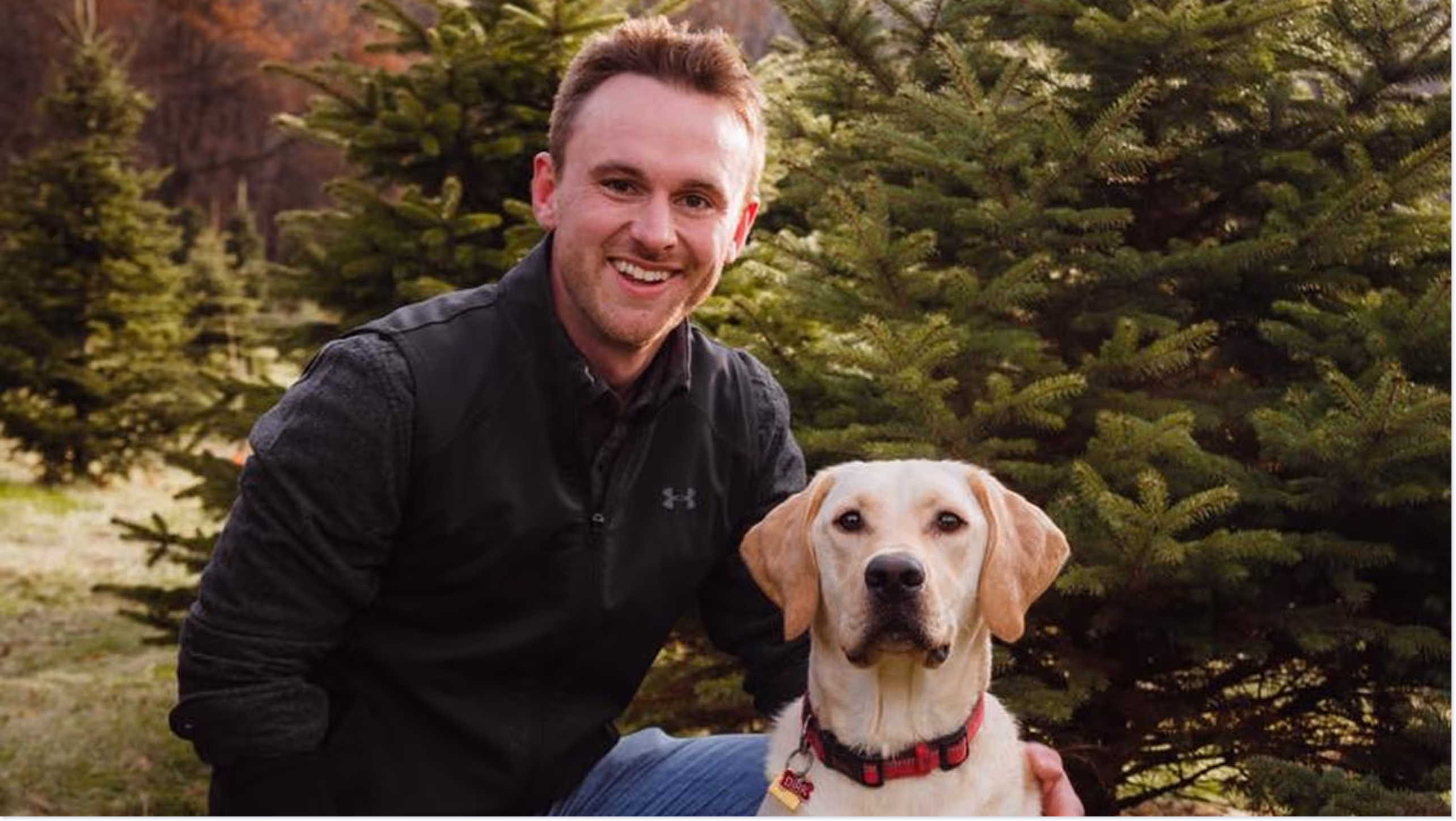 The owner and his dog