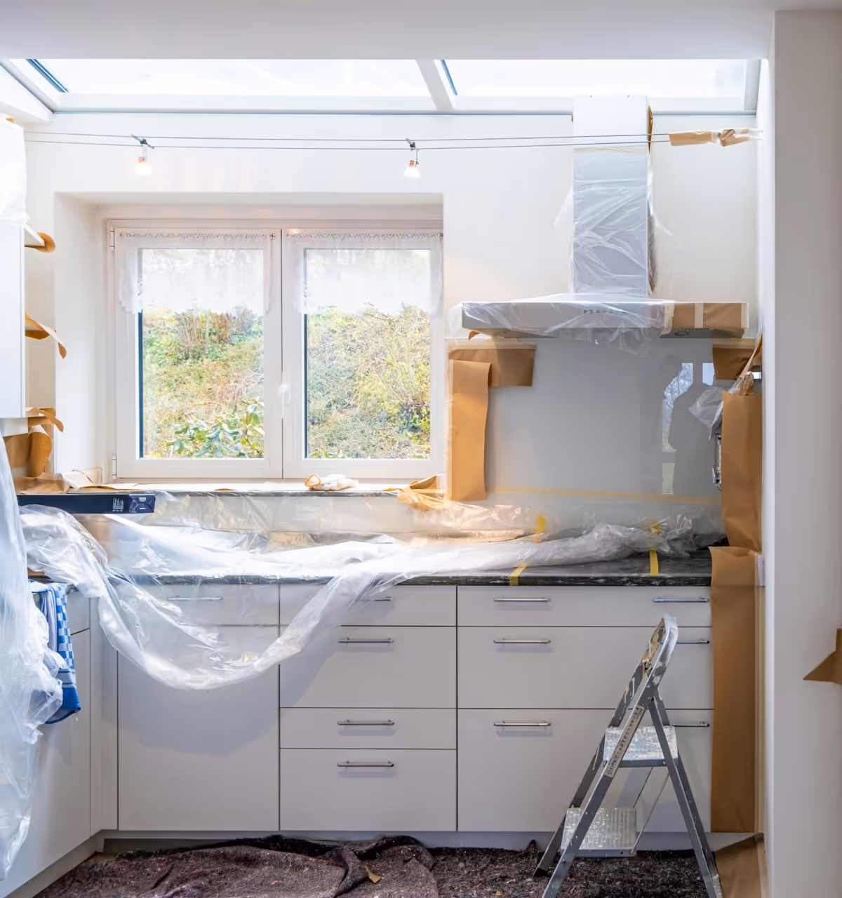 A kitchen renovation project