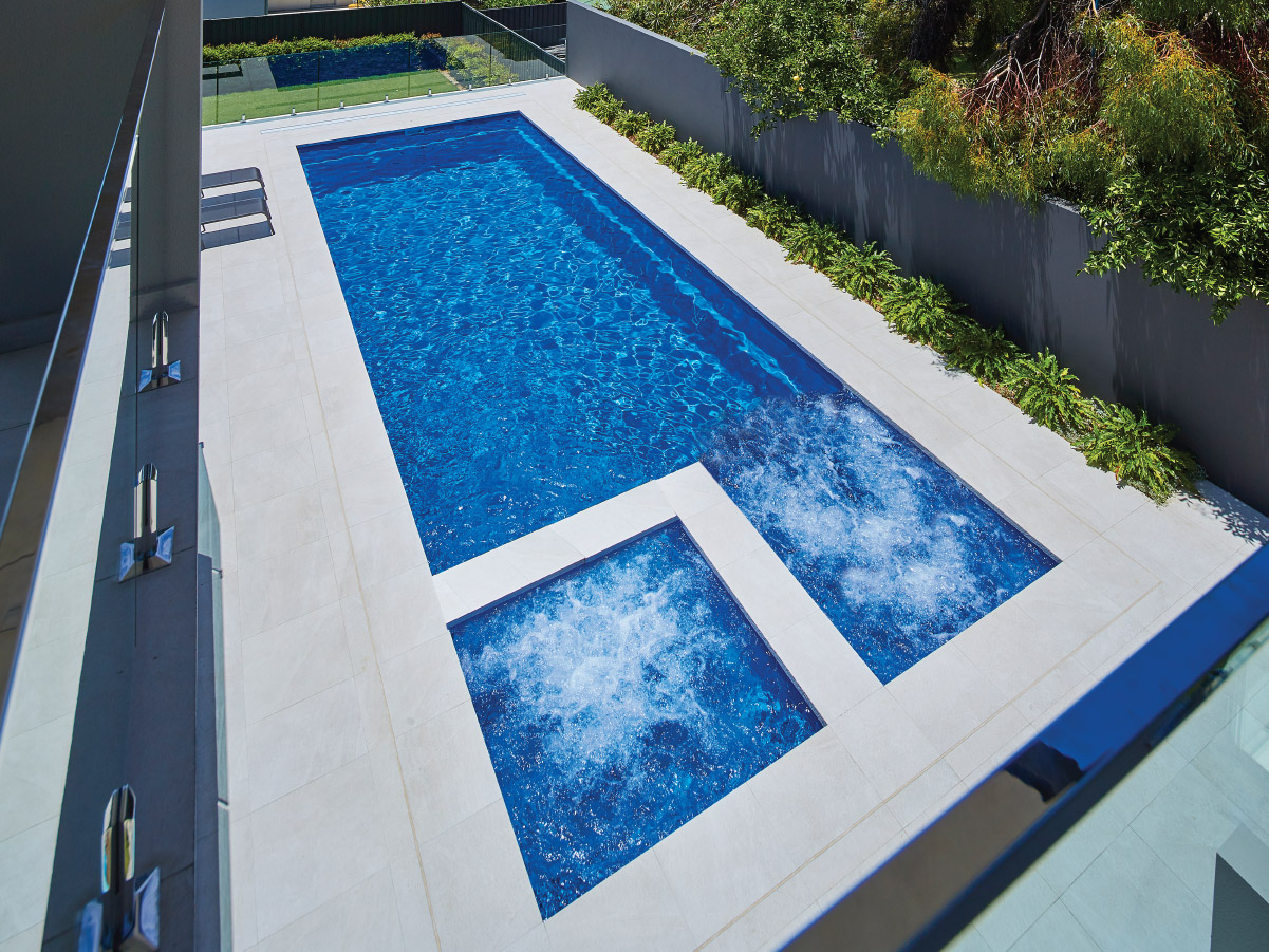 Whitehaven fibreglass pool installation