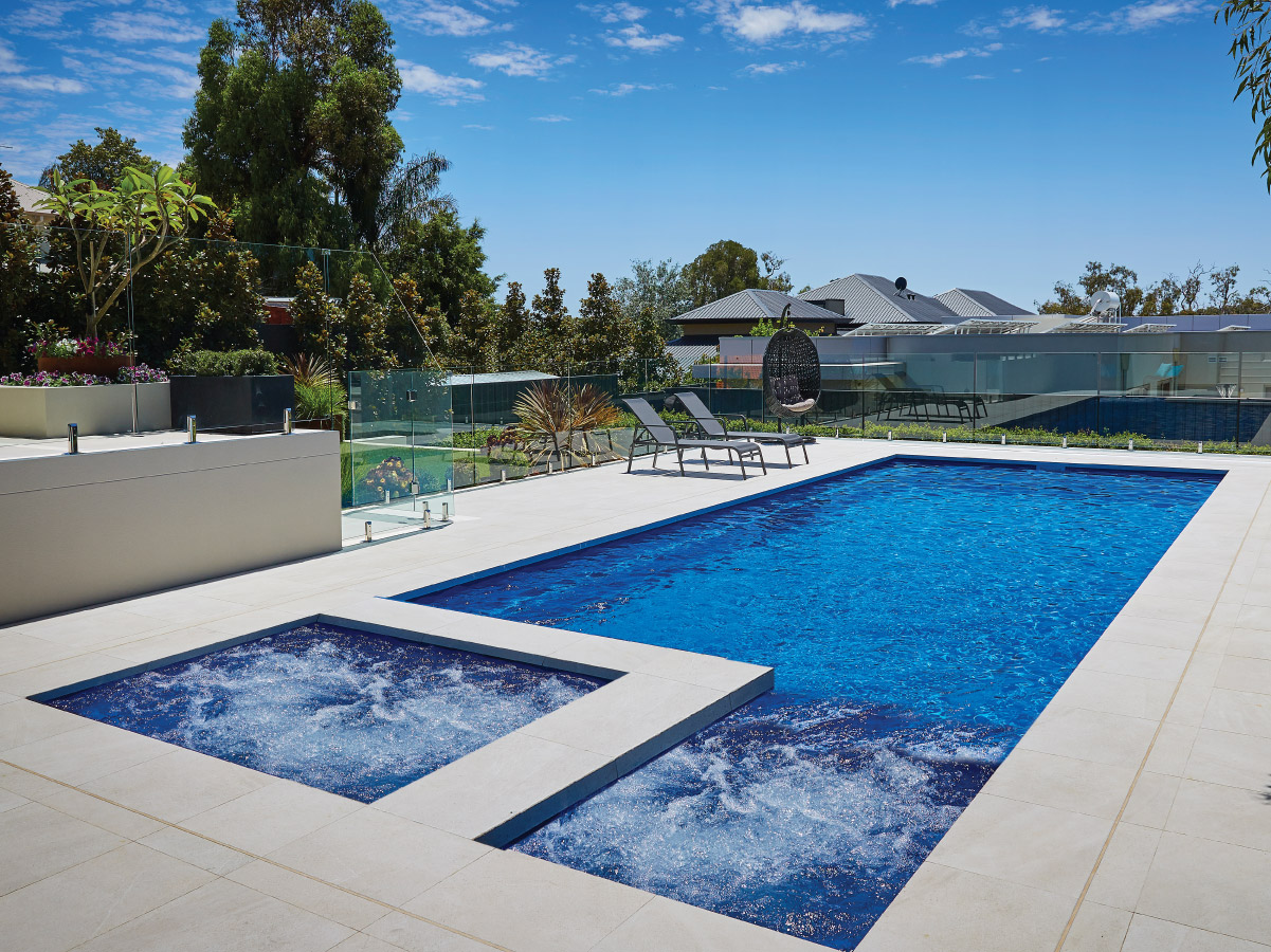 Whitehaven fibreglass pool, view 3