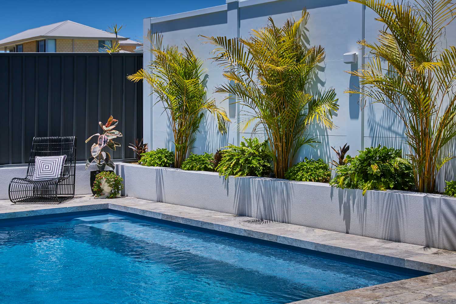 Hamilton fibreglass pool, view 5