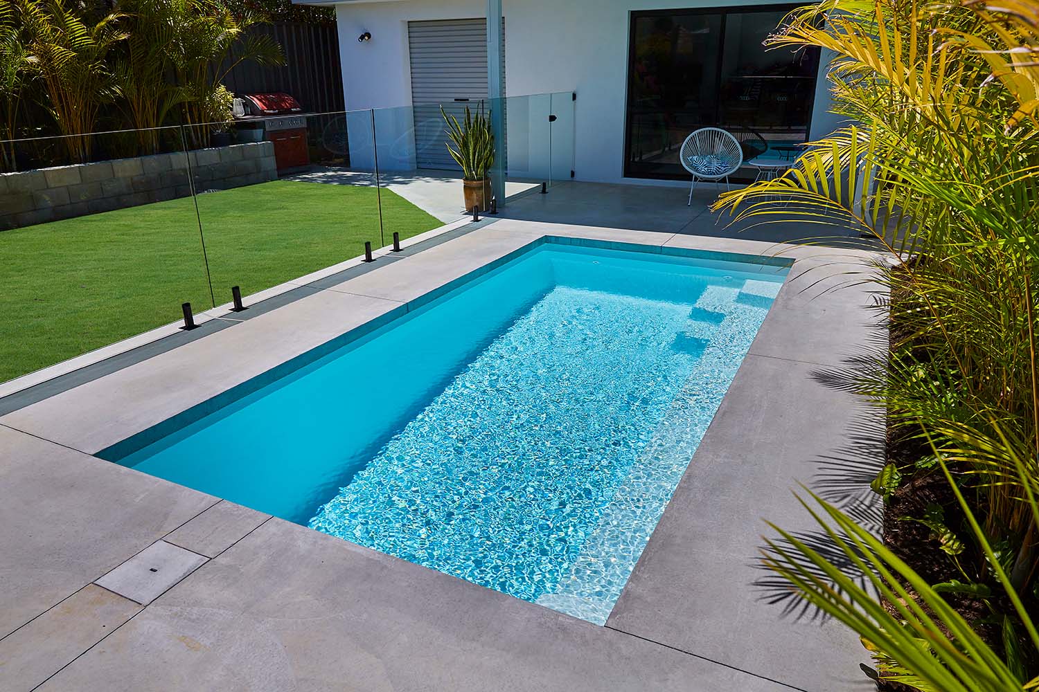 Stradbroke fibreglass pool, view 5