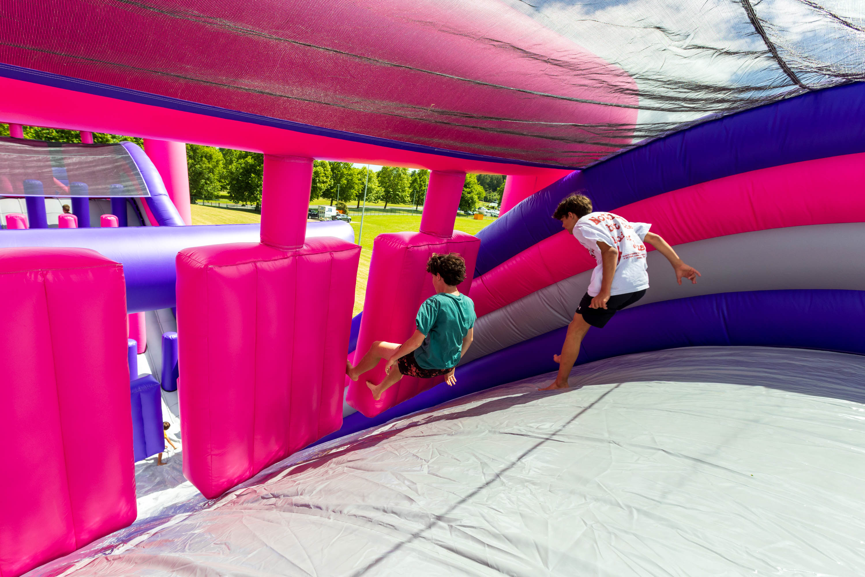 Your safety comes first. Learn about The Ninja Run course rules, age limits, waivers, and on-site safety measures before your inflatable adventure begins.