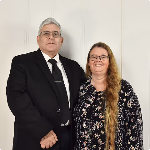 Pastoral image of Reverend David Just and Amy Just