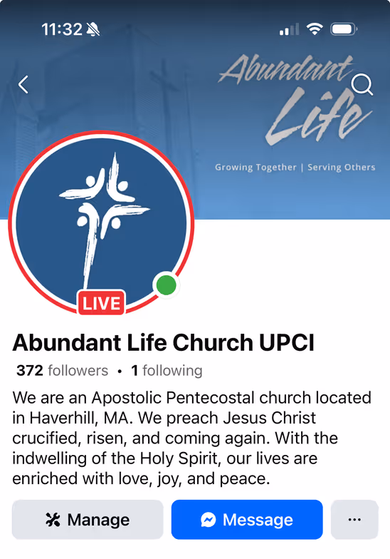 Facebook Page Three Dots Button