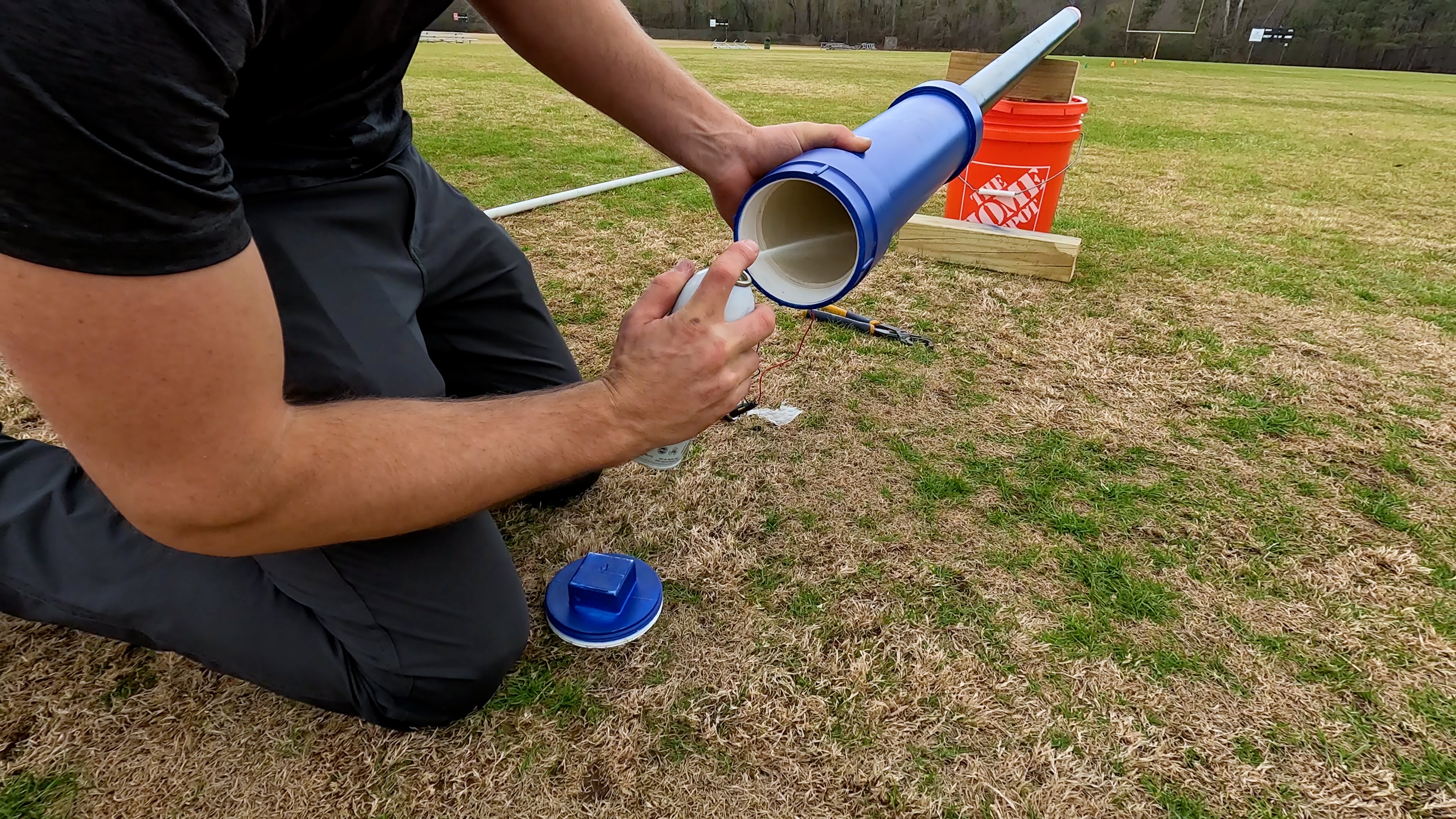 Fueling potato cannon