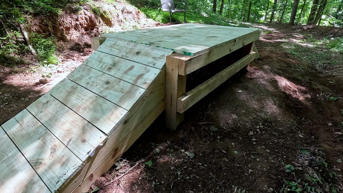 Completed table top jump