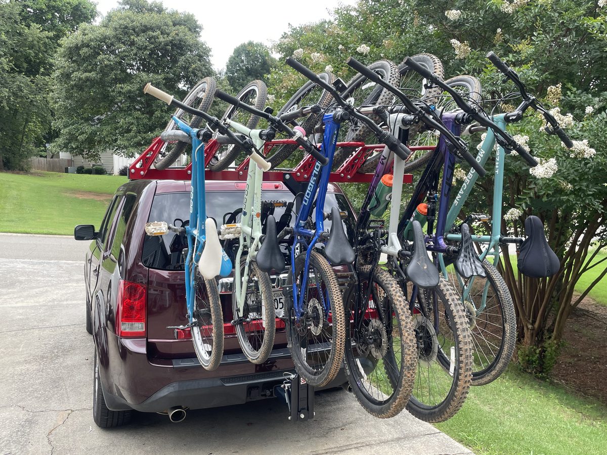 VelociRAX with 6 bikes