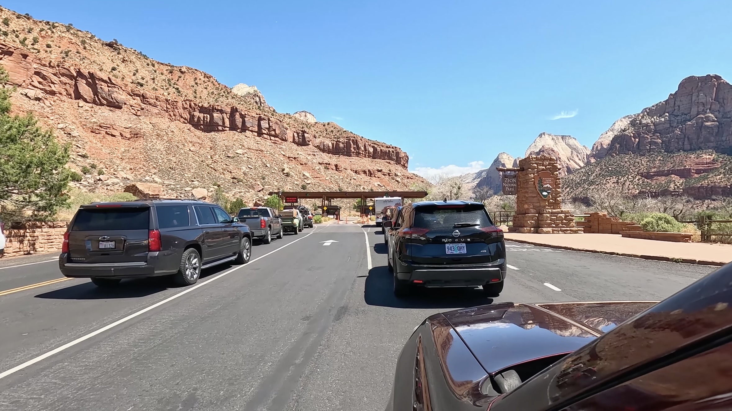 Parking at Zion