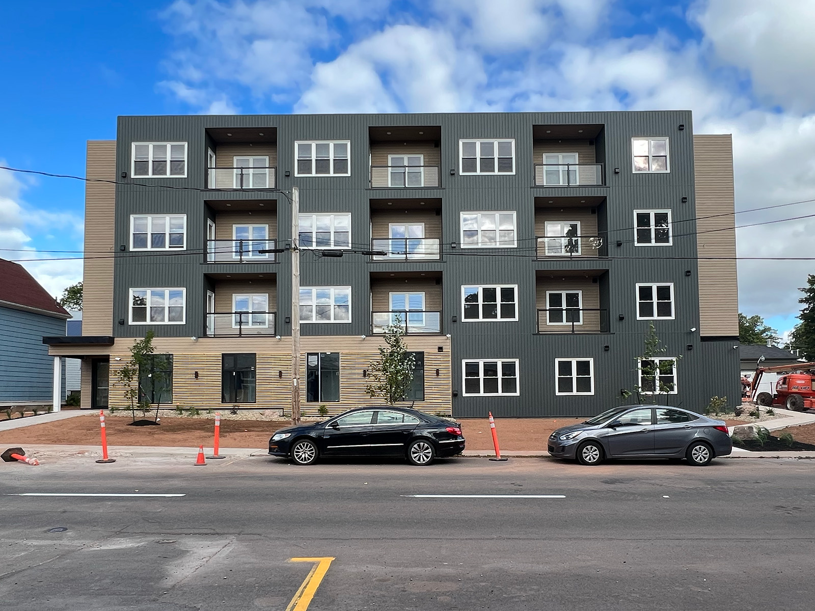 Permanent modular residential building for Canadian Mental Health Association in Prince Edward Island