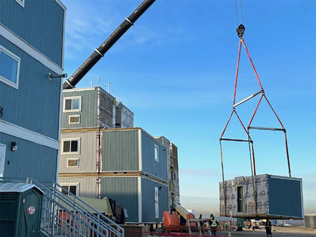 Modular workforce accommodation project in remote North American location