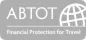 Abtot logo with a globe icon and tagline Financial Protection for Travel.