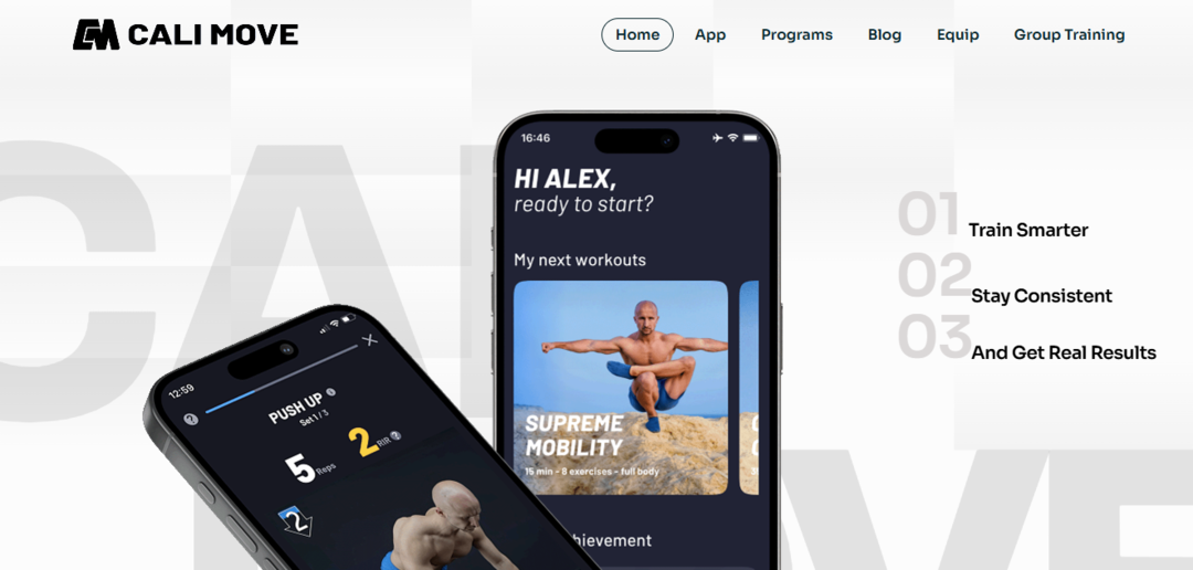 call move app - Best Calisthenics Workout App